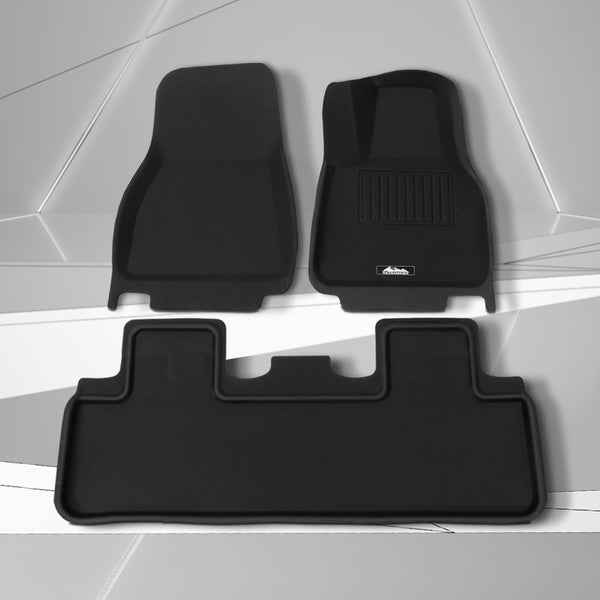 Weisshorn Car Rubber Floor Mats Front and Rear Fits Tesla Model Y 2021-2023 Tristar Online