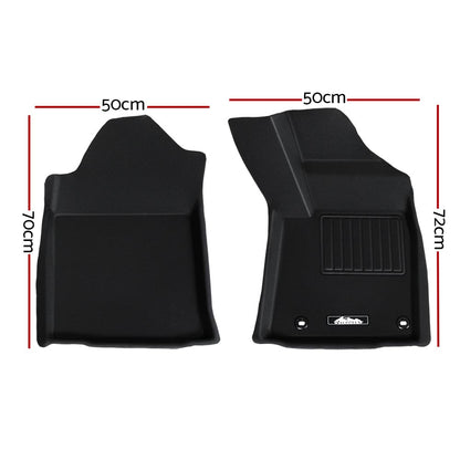 Weisshorn Car Rubber Floor Mats Compatible For Toyota Hilux Dual Cab 2015-2022 Tristar Online