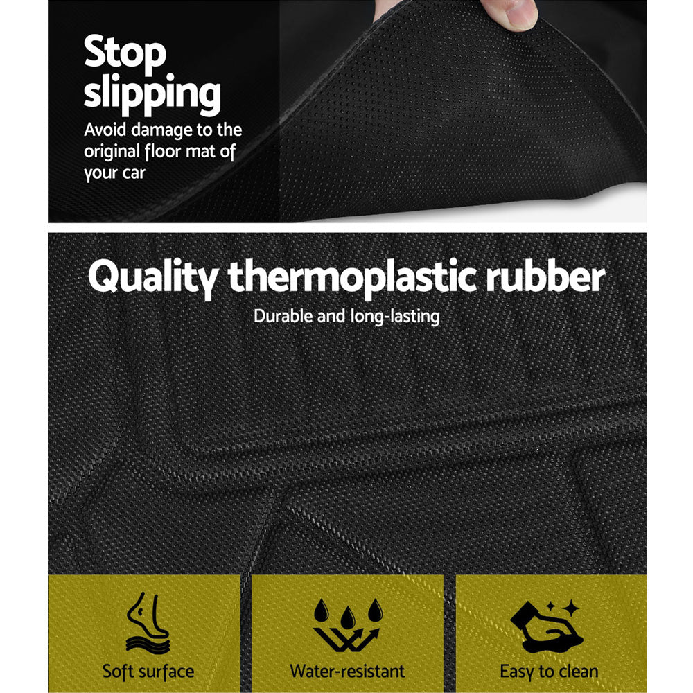 Weisshorn Car Rubber Floor Mats Front And Rear Compatible For Toyota RAV4 2019-2022 Tristar Online