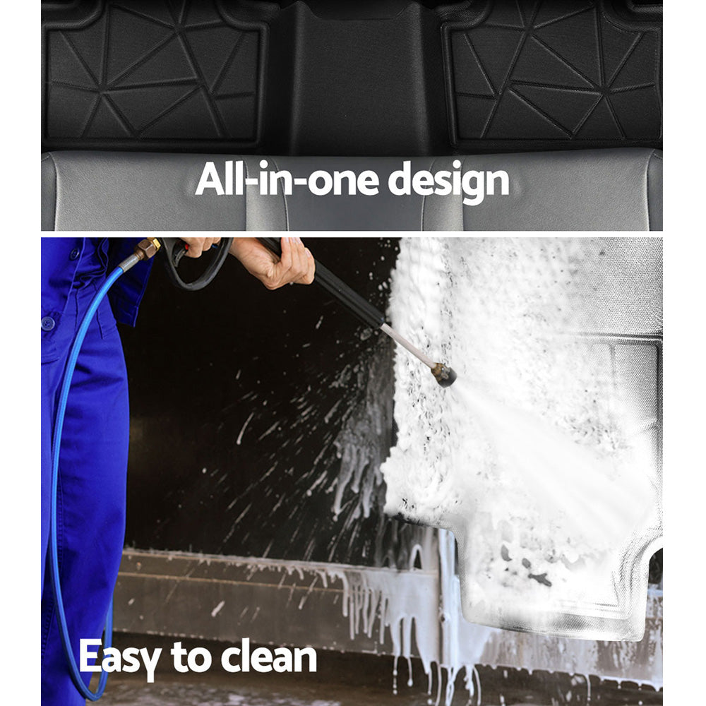 Weisshorn Car Rubber Floor Mats Front And Rear Compatible For Toyota RAV4 2019-2022 Tristar Online