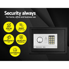 UL-TECH Electronic Safe Digital Security Box 16L Tristar Online