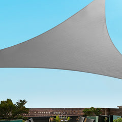Instahut Sun Shade Sail Cloth Shadecloth Outdoor Canopy Triangle 280gsm 6x6x6m Tristar Online