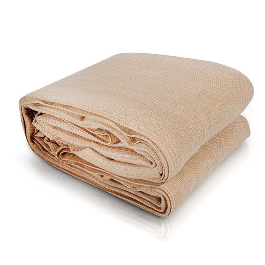 Instahut 2.5x3m Shade Sail Sun Shadecloth 280gsm Sand Tristar Online