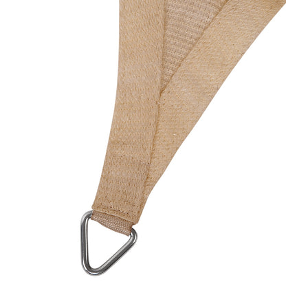 Instahut 5 x 5 x 5m Waterproof Triangle Shade Sail Cloth - Sand Beige Tristar Online