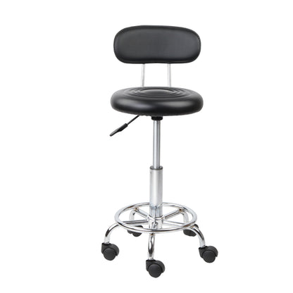 Artiss Salon Stool Swivel Chair Backrest Barber Hairdressing Hydraulic Height Tristar Online