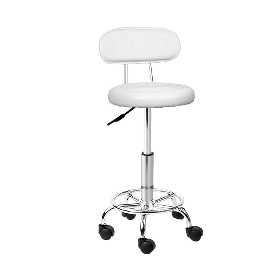 Artiss Salon Stool Swivel Barber Chair Backrest Hairdressing Hydraulic Height Tristar Online