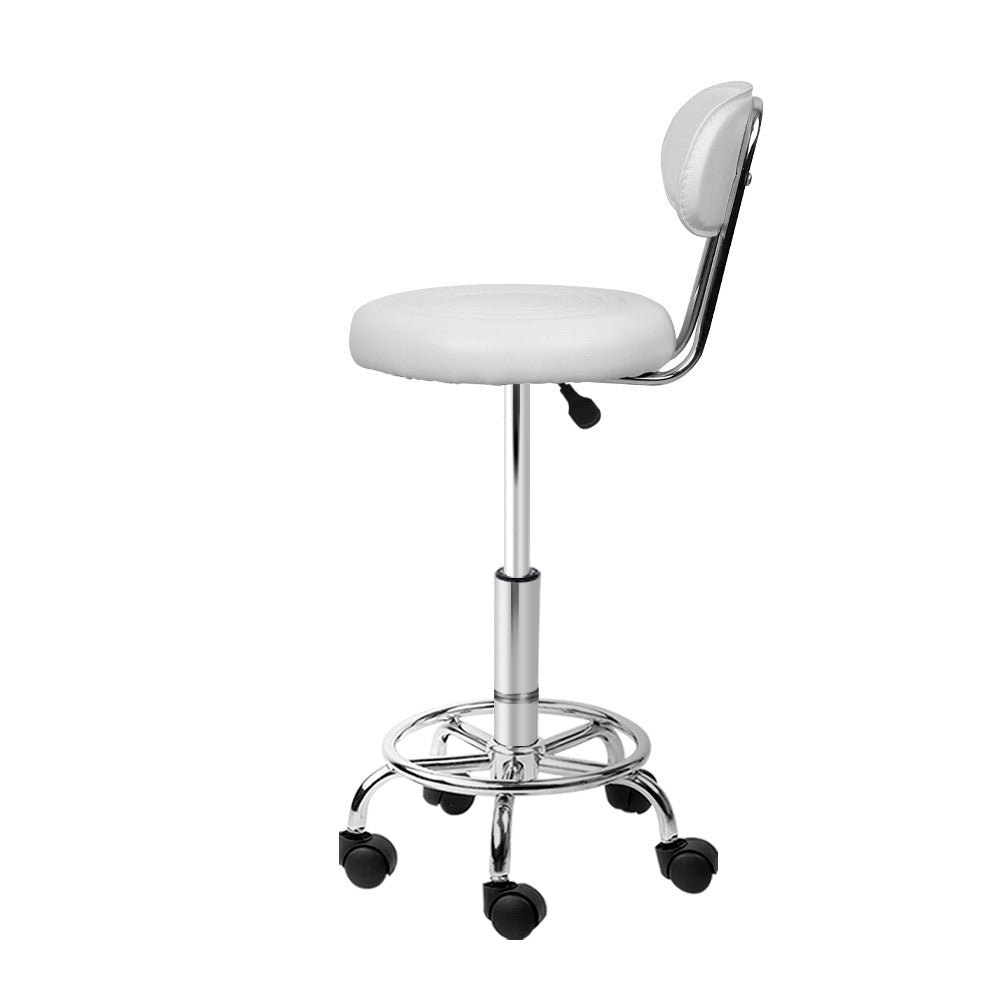 Artiss Salon Stool Swivel Barber Chair Backrest Hairdressing Hydraulic Height Tristar Online