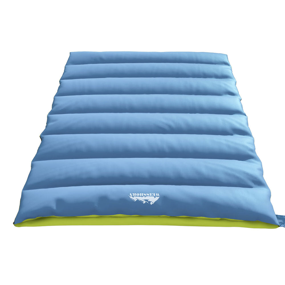 Weisshorn Sleeping Bag Double Bags Thermal Camping Hiking Tent Grey -5°C Tristar Online