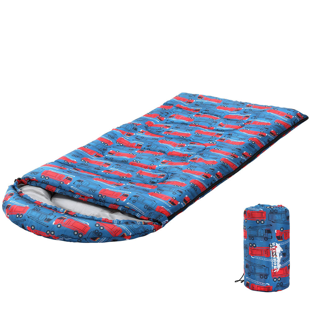 Weisshorn Sleeping Bag Kids Single Bags 180cm Thermal Camping Hiking Blue Tristar Online