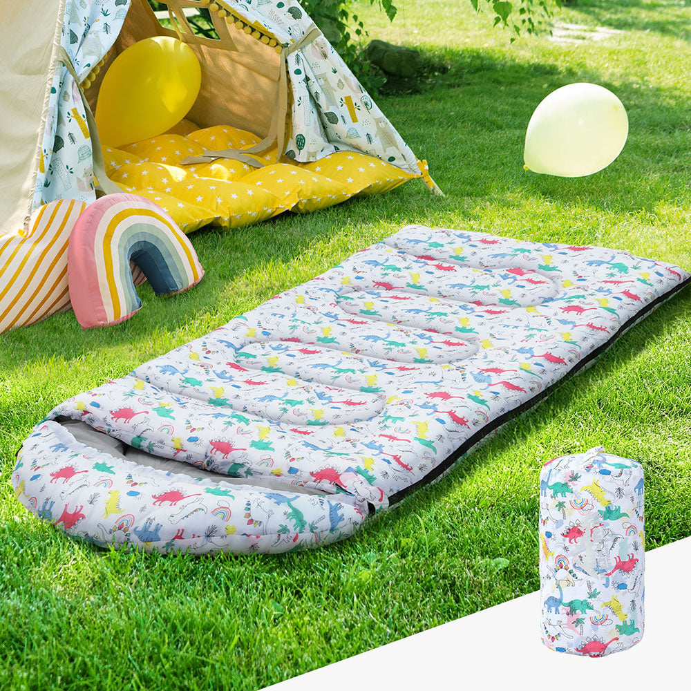 Weisshorn Sleeping Bag Kids Single Bags 180cm Thermal Camping Hiking White Tristar Online