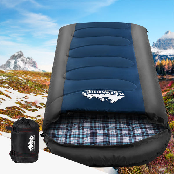 Weisshorn Sleeping Bag Camping Hiking Tent Winter Outdoor Comfort 0 Degree Navy Tristar Online