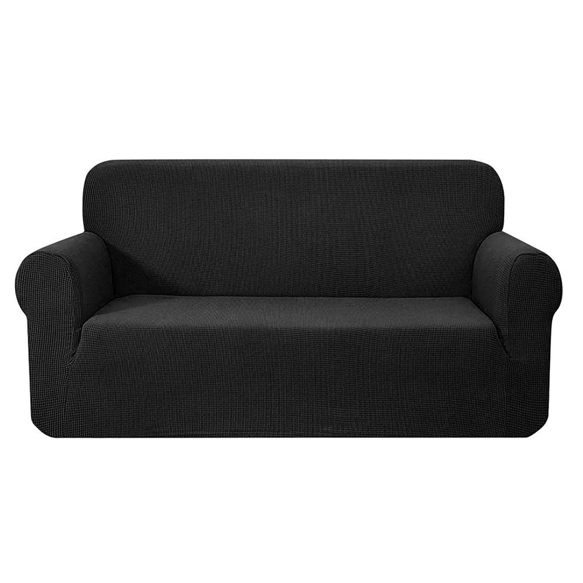 Artiss High Stretch Sofa Cover Couch Lounge Protector Slipcovers 3 Seater Black Tristar Online