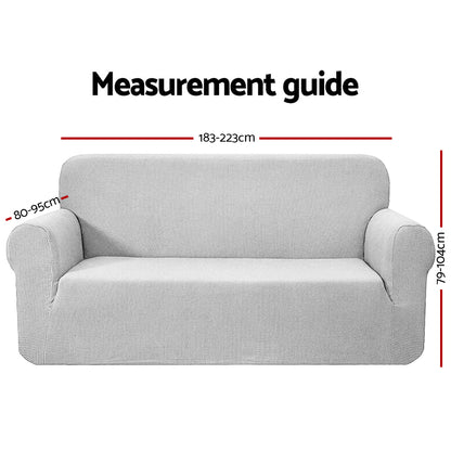 Artiss High Stretch Sofa Cover Couch Lounge Protector Slipcovers 3 Seater Grey Tristar Online