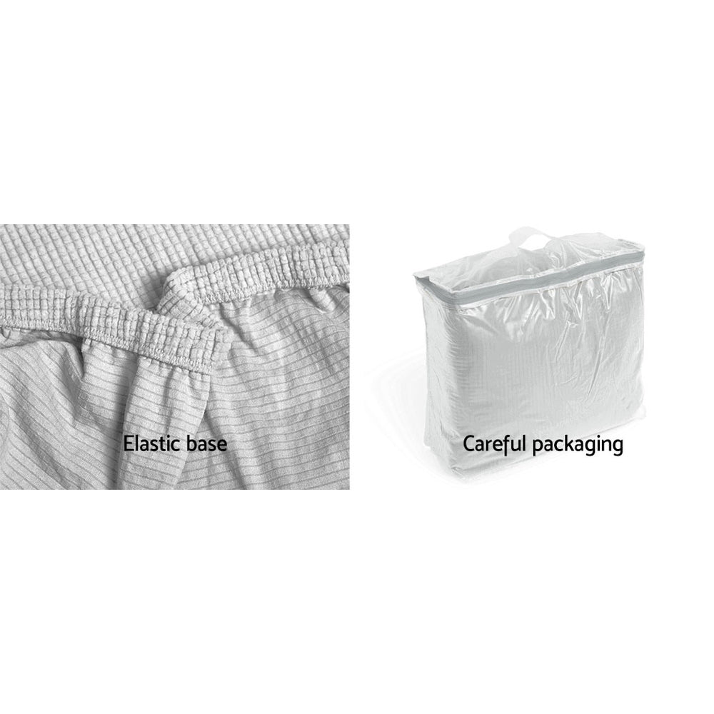 Artiss High Stretch Sofa Cover Couch Lounge Protector Slipcovers 3 Seater Grey Tristar Online