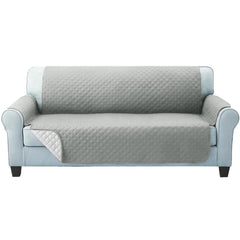 Artiss Sofa Cover Quilted Couch Covers Lounge Protector Slipcovers 3 Seater Grey Tristar Online