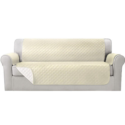 Artiss Sofa Cover Quilted Couch Covers 100% Water Resistant 4 Seater Beige Tristar Online