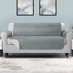 Artiss Sofa Cover Quilted Couch Covers 100% Water Resistant 4 Seater Grey Tristar Online