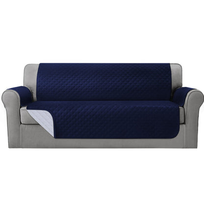 Artiss Sofa Cover Quilted Couch Covers 100% Water Resistant 4 Seater Navy Tristar Online