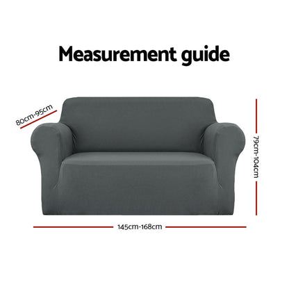 Artiss Sofa Cover Elastic Stretchable Couch Covers Grey 2 Seater Tristar Online