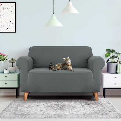 Artiss Sofa Cover Elastic Stretchable Couch Covers Grey 2 Seater Tristar Online
