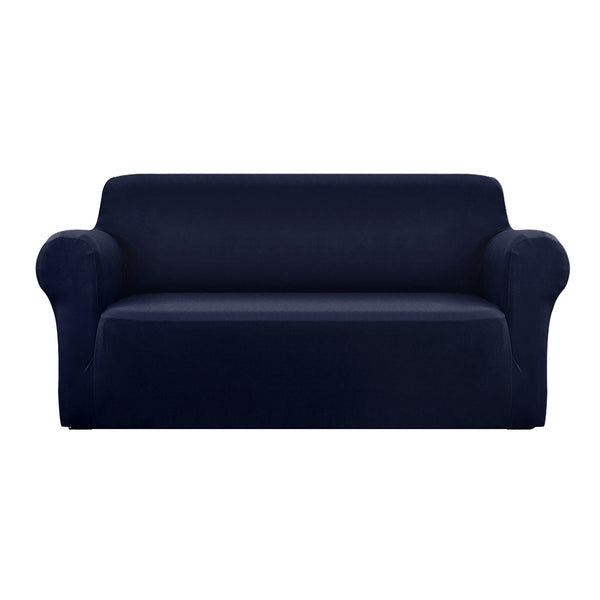 Artiss Sofa Cover Elastic Stretchable Couch Covers Navy 3 Seater Tristar Online