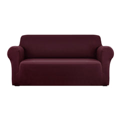 Artiss Sofa Cover Elastic Stretchable Couch Covers Burgundy 3 Seater Tristar Online