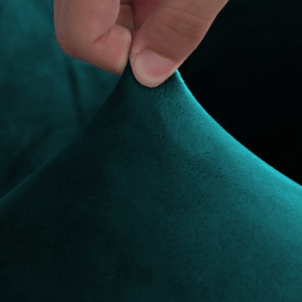 Artiss Velvet Sofa Cover Plush Couch Cover Lounge Slipcover 3 Seater Agate Green Tristar Online