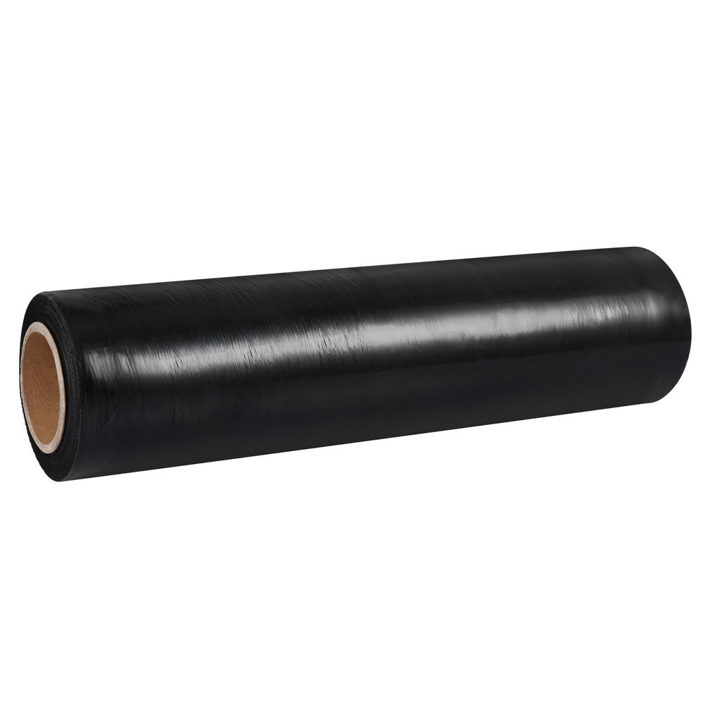 400mx50cm Stretch Film Shrink Wrap Rolls Package Material Home Warehouse Black Tristar Online