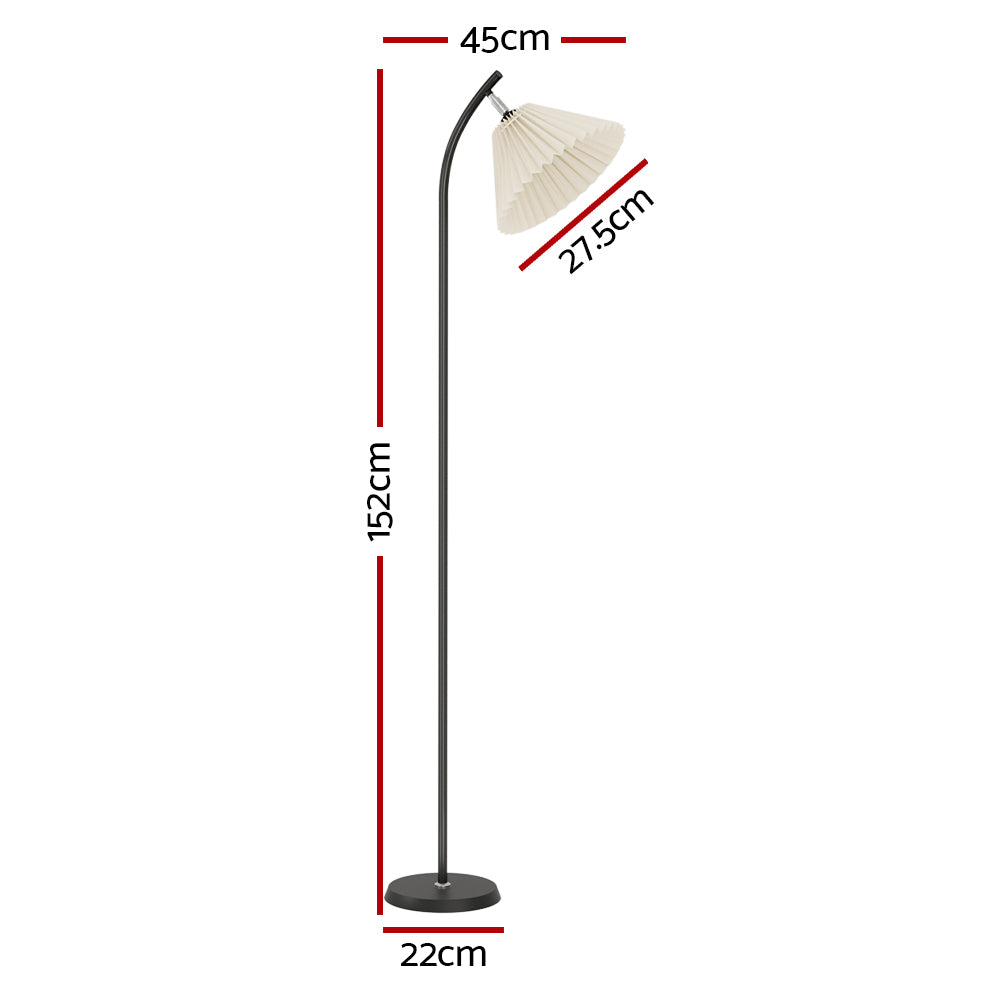 Artiss Floor Lamp Modern Light Stand LED Home Room Office Black White Shade Tristar Online
