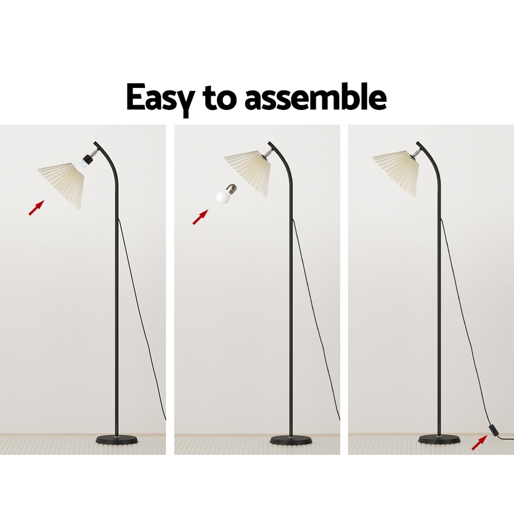 Artiss Floor Lamp Modern Light Stand LED Home Room Office Black White Shade Tristar Online