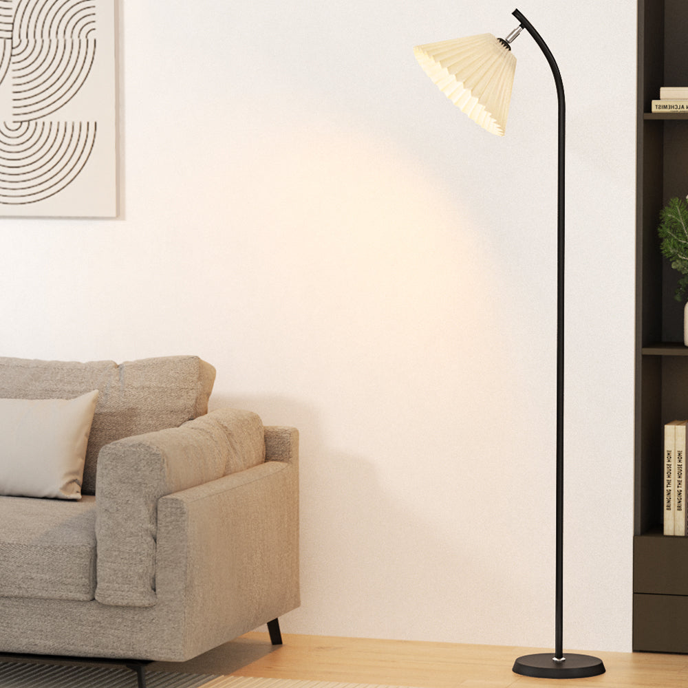 Artiss Floor Lamp Modern Light Stand LED Home Room Office Black White Shade Tristar Online