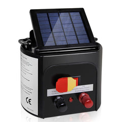 Giantz 3km Solar Electric Fence Charger Energiser Tristar Online