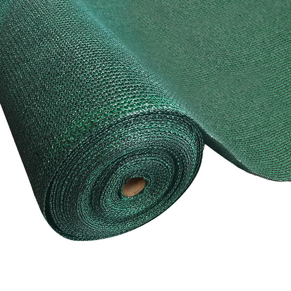 Instahut 90% Sun Shade Cloth Shadecloth Sail Roll Mesh 1.83x20m 195gsm Green Tristar Online