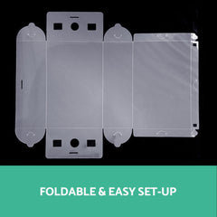 Artiss Set of 20 Clear Shoe Box Foldable Transparent Shoe Storage Stackable Case Tristar Online