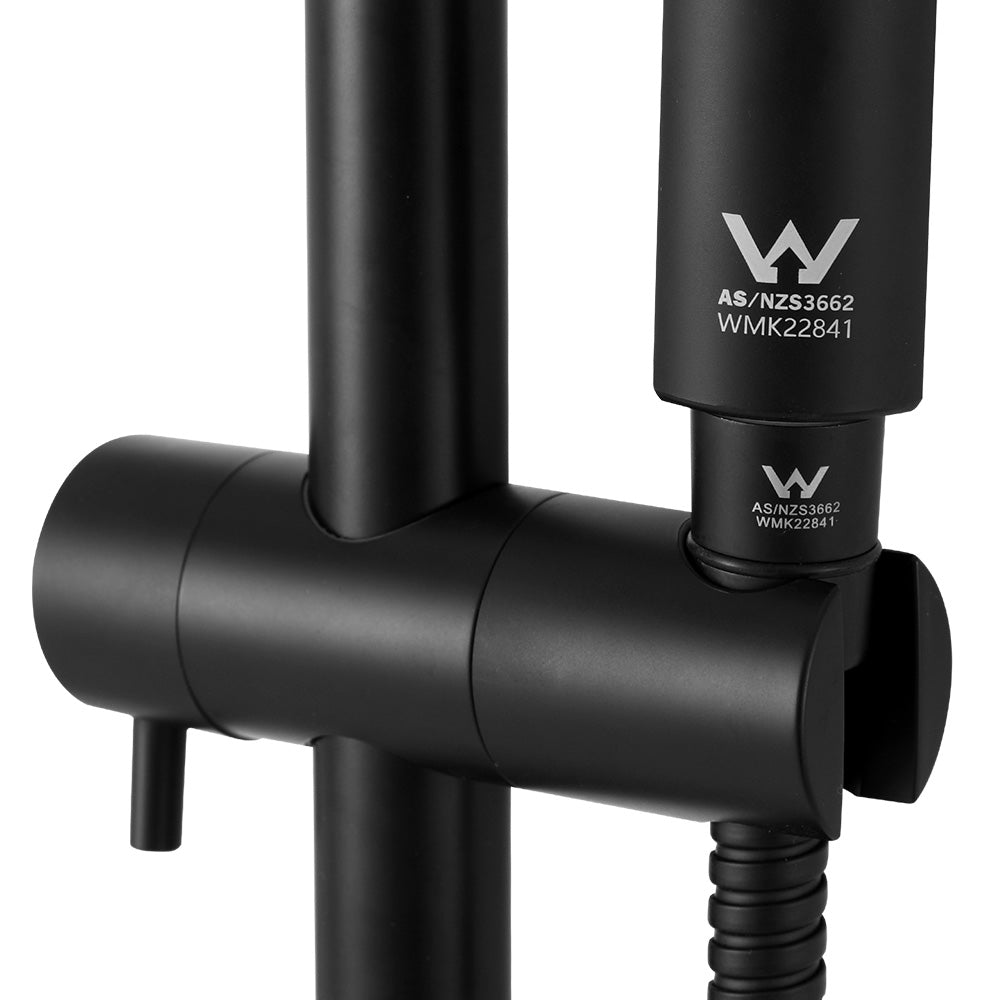 Handheld Shower Head Wall Holder 4.7'' High Pressure Adjustable 3 Modes Black Tristar Online