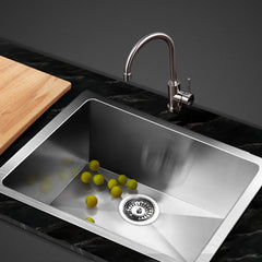 Cefito 51cm x 45cm Stainless Steel Kitchen Sink Under/Top/Flush Mount Silver Tristar Online