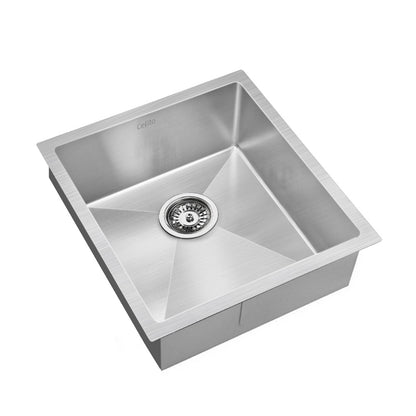 Cefito Handmade Kitchen Sink Stainless steel Sink 44cm x 45cm Tristar Online