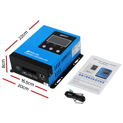 Giantz 40A MPPT Solar Charge Controller Auto 12V/24V/36V/48V Battery Regulator Tristar Online