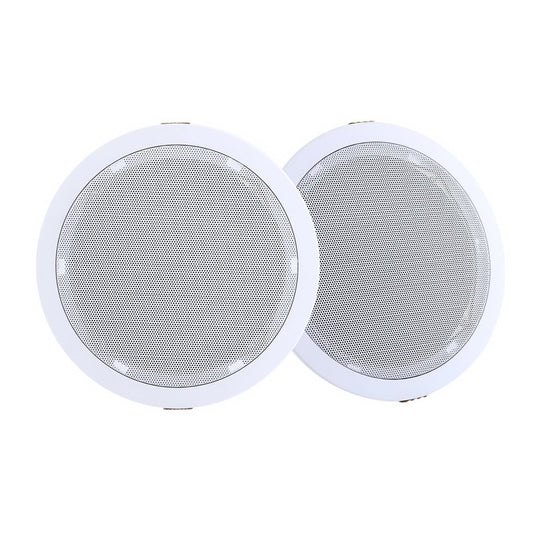 2 x 6" In Ceiling Speakers Home 80W Speaker Theatre Stereo Outdoor Multi Room Tristar Online