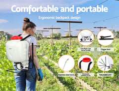 Giantz Weed Sprayer 15L Knapsack Backpack Pesticide Spray Fertiliser Farm Garden Tristar Online