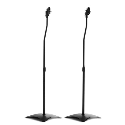 Set of 2 112CM Surround Sound Speaker Stand - Black Tristar Online