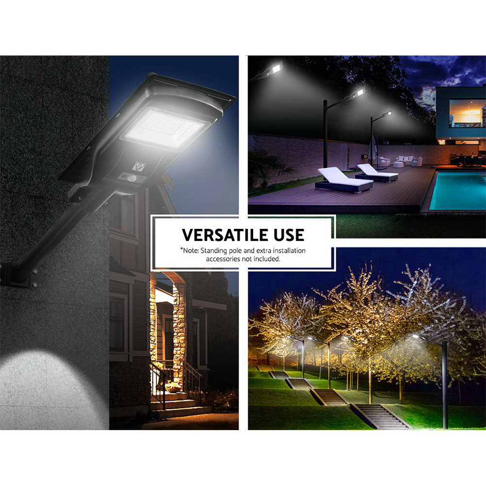 LED Solar Street Flood Light Motion Sensor Remote Outdoor Garden Lamp Lights 90W Tristar Online
