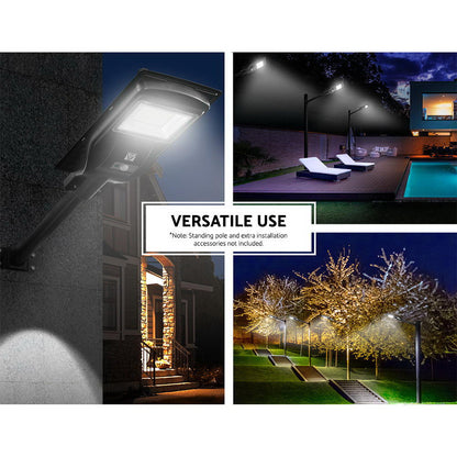 LED Solar Street Flood Light Motion Sensor Remote Outdoor Garden Lamp Lights 90W Tristar Online