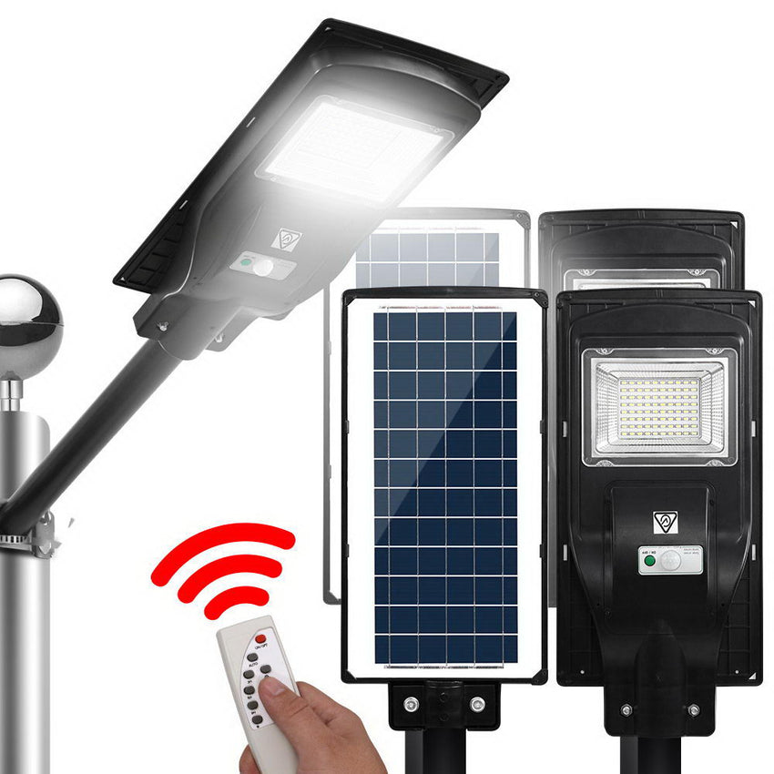 Leier Set of 2 LED Solar Lights Street Flood Sensor Outdoor Garden Light 90W Tristar Online