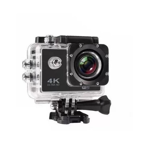 4K Ultra HD 30FPS WiFi Sports Action Camera - Black Trion