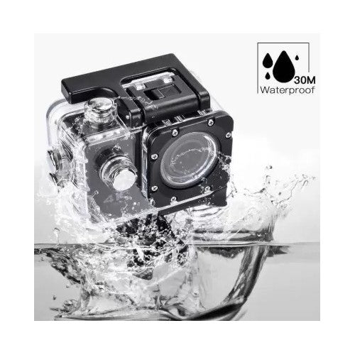 4K Ultra HD 30FPS WiFi Sports Action Camera - Black Trion