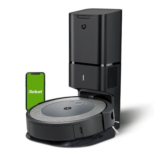 iRobot Roomba i3+ Plus Robot Vacuum Cleaner with Automatic Dirt Disposal - Black iRobot