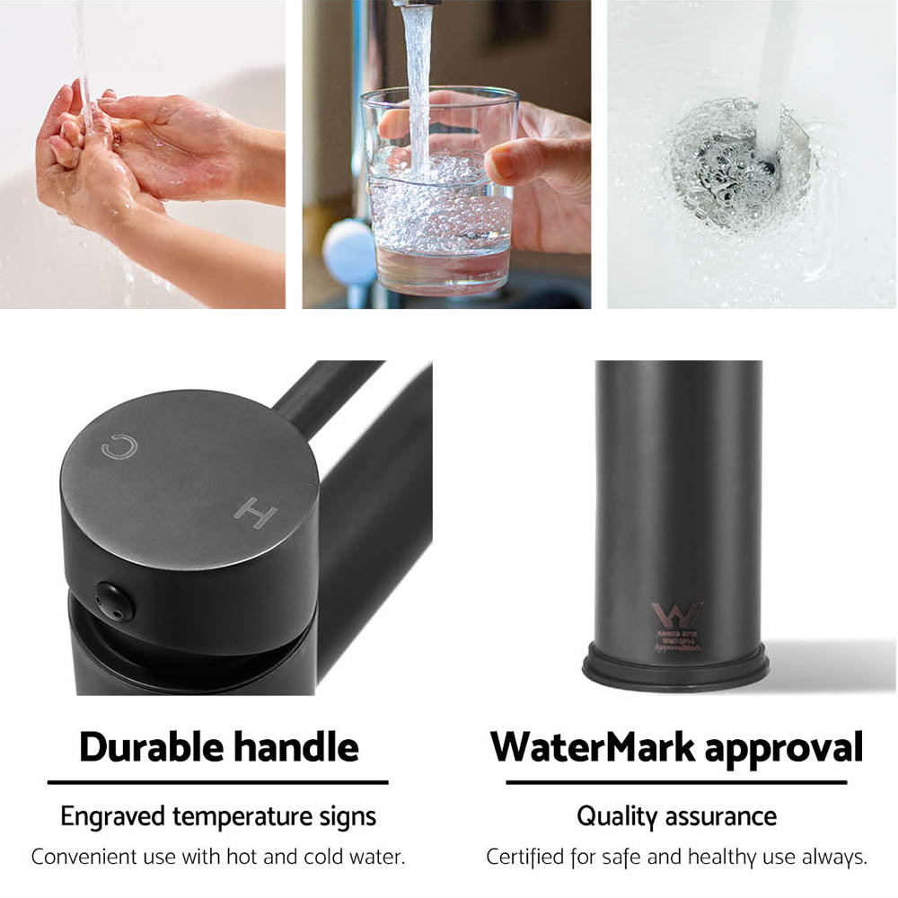 Cefito Basin Mixer Tap Faucet Black Tristar Online