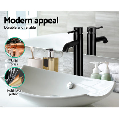 Cefito Basin Mixer Tap Faucet Black Tristar Online