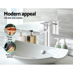 Cefito Basin Mixer Tap Faucet Silver Tristar Online